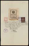 Registrazione (rinnovo) n° 76 del Registro marche della Camera di commercio e in­dustria di Zara (1905 ago. 18)