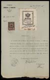 Certificato di rinnovo. Registrazione n° 167 del Registro marche della Camera di commercio e industria di Zara (1917 ott. 22: prot. 1103)